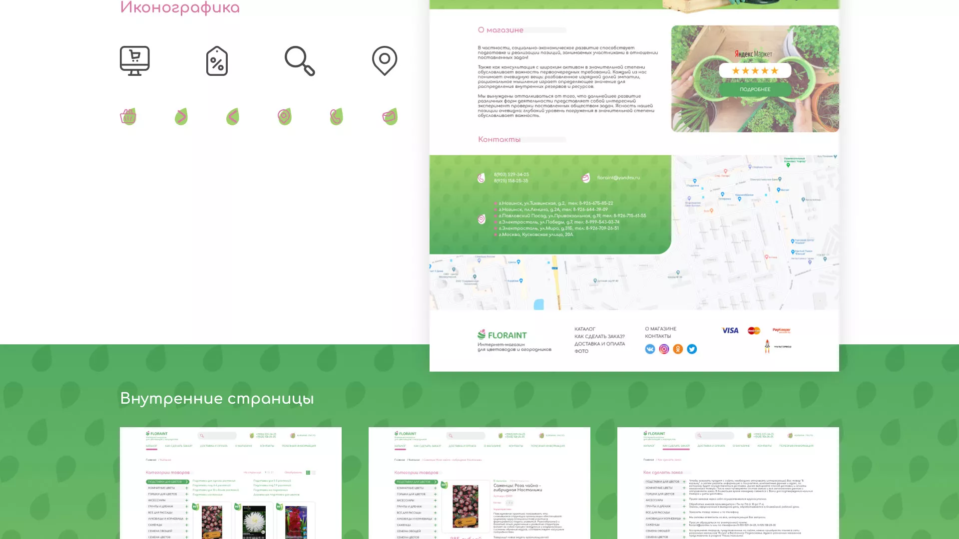 Создание логотипа и интернет-магазина «FLORAINT» в Петровске-Забайкальском