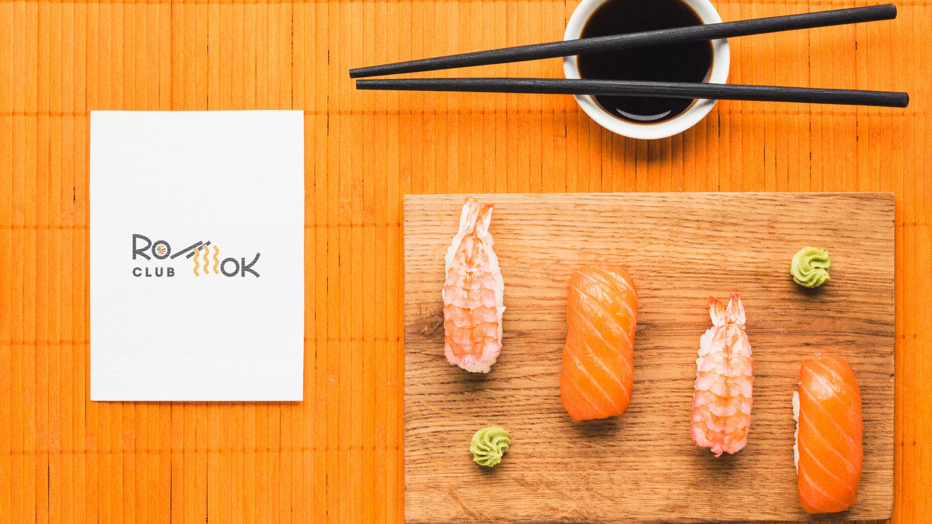 Создание логотипа суши-бара «Roll Wok Club» в Петровске-Забайкальском